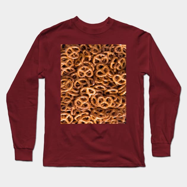 Pretzel snack Long Sleeve T-Shirt by Foodinasty